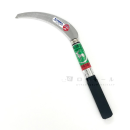 月鹿　ステンレス 鋸鎌　黒塗柄　グリップ付