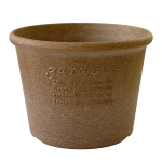 gardens ガーデンズ　エコポット　浅型 ８号　ナチュラル