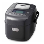 アイリス　炊飯器 ３合　圧力ＩＨ　５０銘柄炊き　極厚火釜　ブラック　ＲＣ－ＰＤＡ３０－Ｂ