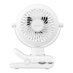 アイリス　ポータブルファン　クリップ式　ホワイト　ＰＦ－Ｃ２５０１－Ｗ