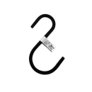 ソフトＳカン　１８０　φ９×１８０ｍｍ　ブラック