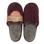 スリッパ　ライスコール外縫い　レッド　Ｍ