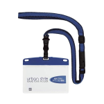 オープン工業　NU-1P　吊り下げ名札　脱着式　青　アーバンスタイル　ソフトタイプ