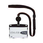 オープン工業　NU-4P　吊り下げ名札　リール式　黒　アーバンスタイル　ハードタイプ