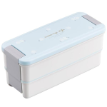 ＯＳＫ　シマエナガ　ランチボックス　二段　仕切り付　６５０ｍＬ