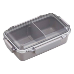 ＯＳＫ　カームカラー　ランチボックス(仕切付)　５００ｍＬ　グレー