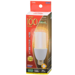 ＯＨＭ　ＬＥＤ電球　Ｔ形　Ｅ２６　１００形相当　電球色