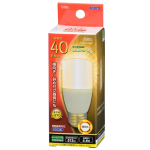 ＯＨＭ　ＬＥＤ電球　Ｔ形　Ｅ２６　４０形相当　電球色