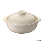 イジガキ　吹きこぼれにくい土鍋　６号　【ガス火用】