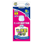 エルモア　いちばん　あんしん厚型パンツ　６回分　Ｍ～Ｌ　男女共用　１８枚