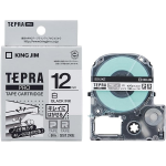 キングジム テプラ PRO テープカートリッジ キレイにはがせるラベル 12mm SS12KE