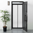 川口技研　ドア用網戸　スリム型ロータリー網戸　ＳＲＡ－１　〔標準サイズ〕