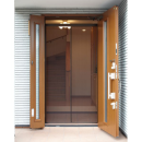 川口技研　ドア用網戸　ノーカットロータリー網戸　ＮＣＷ－２２　〔ワイドサイズ〕