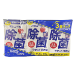 天然アルコール　除菌ウエットタオル　ボトルタイプ　つめかえ用　１００枚×３コパック