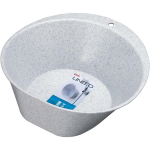 ユニード　マグネット付　湯桶　ホワイトストーン