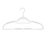 モノクローゼット　シャツハンガーラバー　ホワイト　５本組
