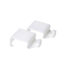 Ｅラック　転倒防止用フック　ホワイト　２個入