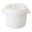 電子レンジ専用　スチームごはんメーカー　１合炊き　ホワイト