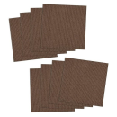 撥水タイルマット　３０×３０ｃｍ　無地　ブラウン　８枚入