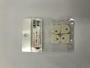 ステン棚柱用キャップ　白　４個入