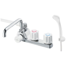 SANEI　ＳＫ７１０４１Ｌ-Ｗ-１３　ツーバルブデッキシャワー混合栓