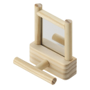 スドー　ことりのとまり木ミラー