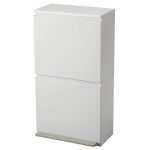 分別ペダル ２段ワイド　４０Ｌ　ホワイト