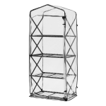 タカショー　折りたたみ ダブルジップ温室　４段