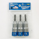ＴＯＰ　電動ドリル用 コンパクトソケット　１７ミリ　３本組　ＥＤＳ－１７３ＣＳ