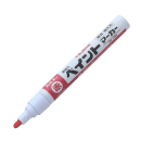 タジマ　高耐久ペイントマーカー　赤　中字・丸芯