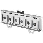 セフホルダー木質建材用　ビス式　金属６連