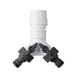 タカギ　三方コネクターコック付　チャコールグレー　Ｇ０９９ＣＧ