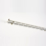 デザインカーテンレール　リネア　伸縮タイプ　ダブルセット　木目ホワイト　Ｗ３.０ｍ