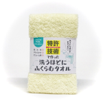 洗うほどにふくらむ　フェイスタオル　ＢＥ