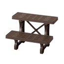 フラワースタンド２段　幅４５０ｍｍ　チョコブラウン