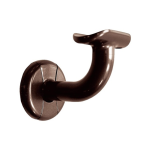 マツ六 ECLE システム手すり 35 横型カバー付ブラケット ブラウン EL-605