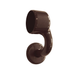 マツ六 ECLE システム手すり 35 横受エンドブラケット 右 ブラウン EL-608