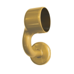 マツ六 ECLE システム手すり 32 横受エンドブラケット 左 ブラウン EL-709G