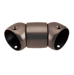 マツ六 ECLE システム手すり 32 自在ジョイント ブラウン EL-63