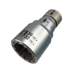 マストツール　ＱＣソケットダブル　３２×３６　１２角　４分　アウトスライド