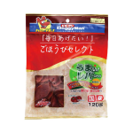 ドギーマン ごほうびセレクト うまい!レバースナック 緑黄色野菜入り 120g