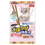 キャティーマン　猫ちゃんホワイデント　ごほうび歯磨き　ささみにマグロ入り　２５ｇ