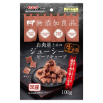 ドギーマン　無添加良品　お肉屋さんのジューシー　ビーフキューブ　１００ｇ