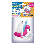 ドギーマン　ラテックストイ　アイラブ ピーピーアクア　ドルフィー　ホワイト