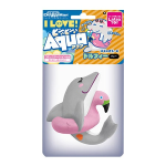 ドギーマン　ラテックストイ　アイラブ ピーピーアクア　ドルフィー　グレー