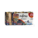 富士通　アルカリ乾電池　プレミアムＳ　単１形　４本パック