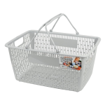 ショッピングバスケット　ライトグレー　Ｄー６６９６