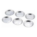 キャプテンスタッグ　アルミ バーベキュー取り皿　２０ｃｍ　６枚組　Ｍ－６６４８