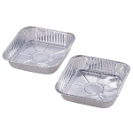 キャプテンスタッグ　アルミ角型なべ　２枚組　　Ｍ－６６５２