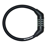 キャプテンスタッグ　4ダイヤルワイヤーロック ３０　ブラック　Ｙ-４３３７